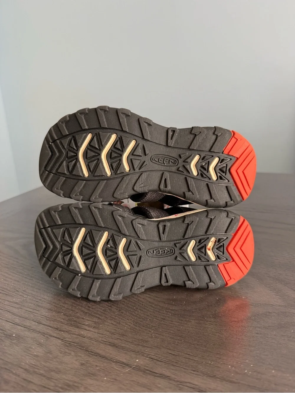 Keen Kids Closed Toe Hiking Sport Sandals Gray Orange US 12 EU 30 Washable